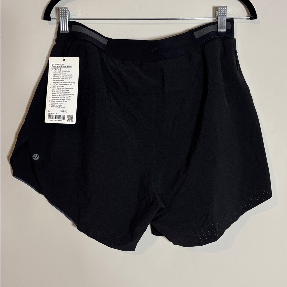 Lululemon Fast and Free Shorts 6” Lined - Picture 4 of 4